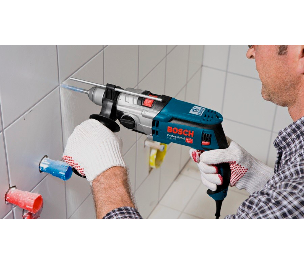 Mașină de găurit cu percuție BOSCH GSB 20-2  850w photo 3
