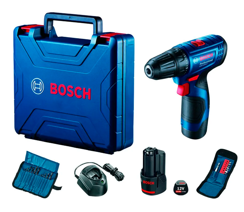 Mașină de înșurubat cu acumulator BOSCH GSR 120-LI B06019G8002 12V 2Ah photo 3