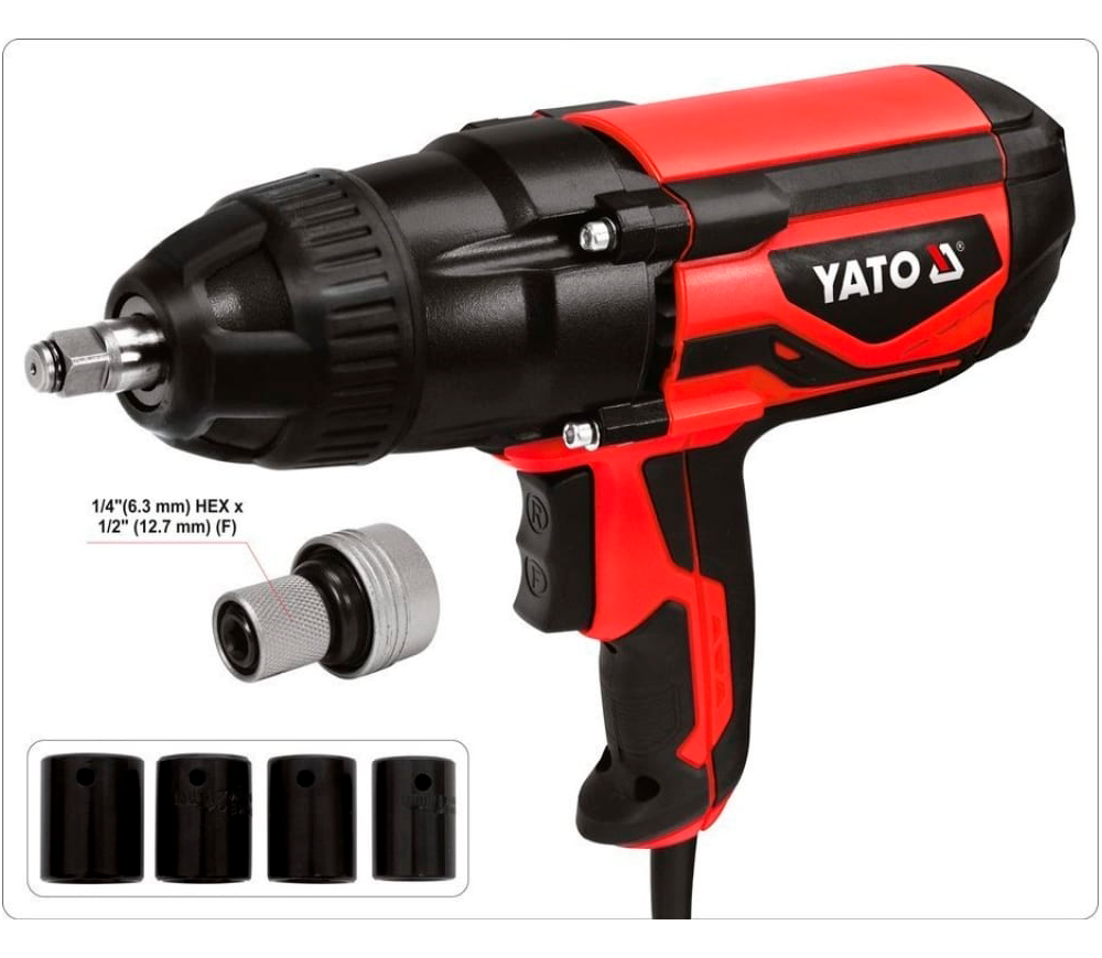 Mașină de înșurubat cu impact YATO YT82021 1020w 600Nm photo 3