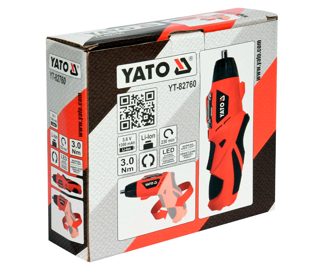 Mașină de înșurubat cu acumulator YATO YT82760 3.6V 1.3Ah photo 3