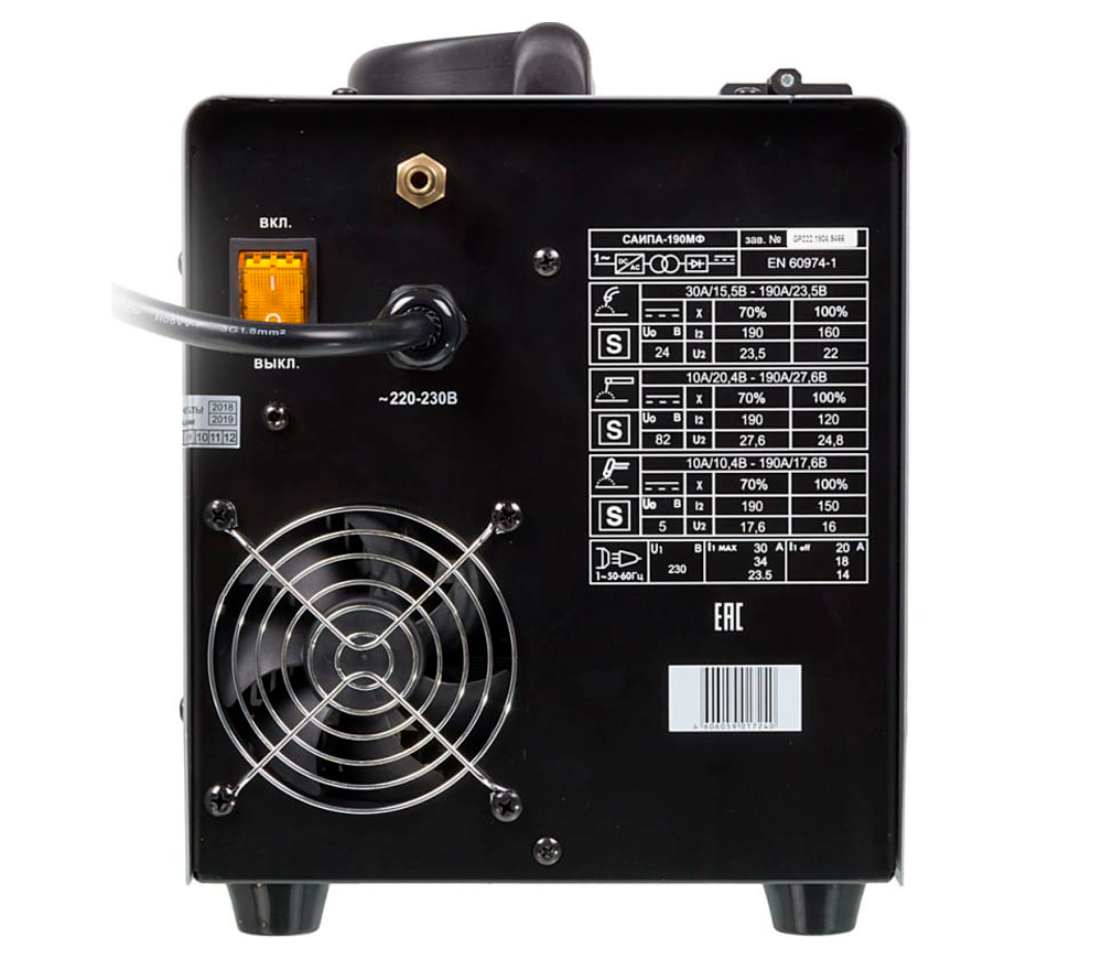 Сварочный аппарат RESANTA САИПА-190МФ 190A photo 3
