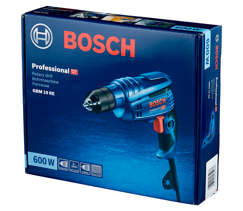 Дрель BOSCH GBM 10 RE 600вт photo 4