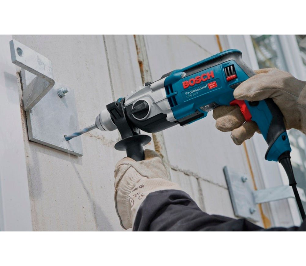 Mașină de găurit cu percuție BOSCH GSB 20-2  850w photo 4