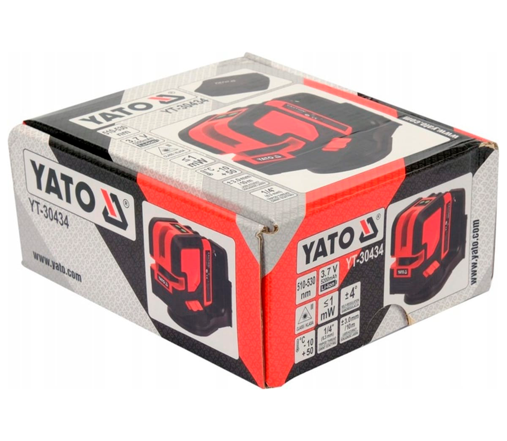 Лазерный уровень YATO  YT30434 2луча 10m photo 4