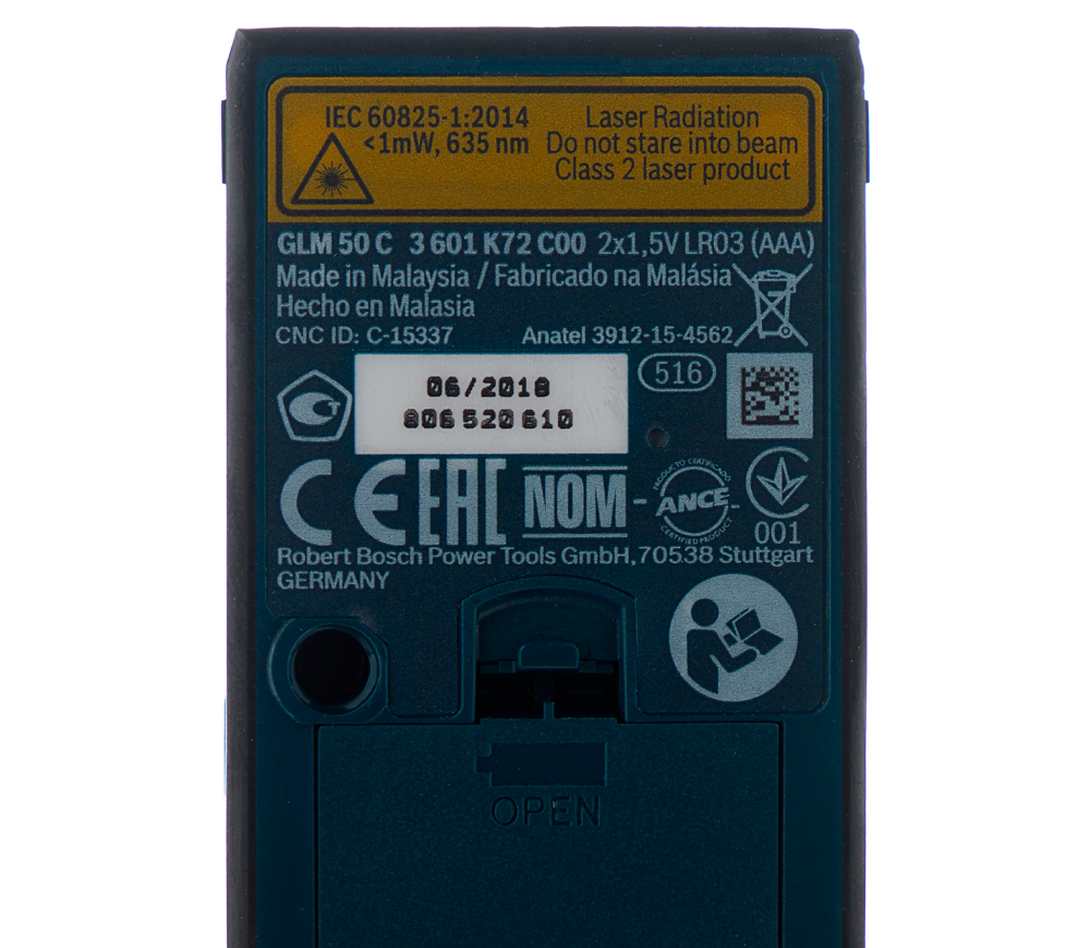Дальномер BOSCH GLM 50 C 50m IP54 photo 6