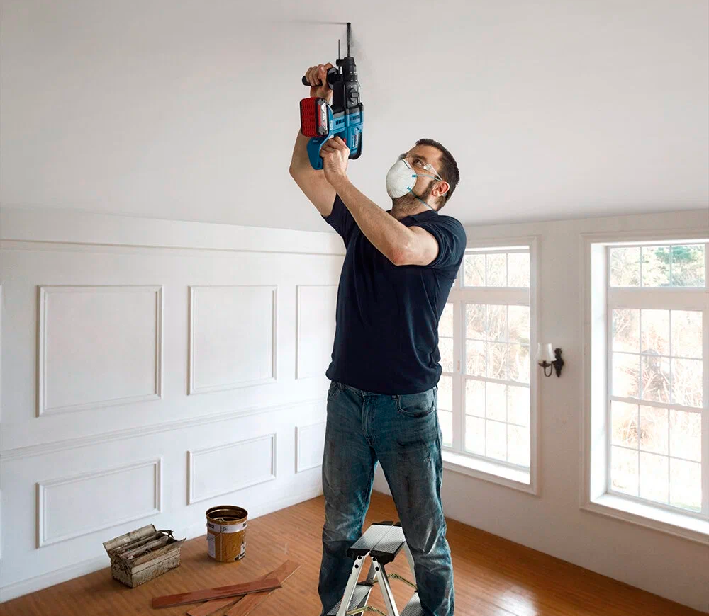 Перфоратор аккумуляторный BOSCH GBH 180-LI 2Дж 18В 4Ач photo 5