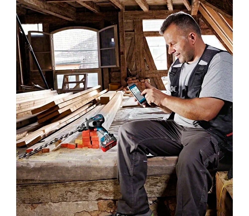 Mașină de înșurubat cu acumulator (fără baterii) BOSCH GSB 18V-110 C 18V photo 6