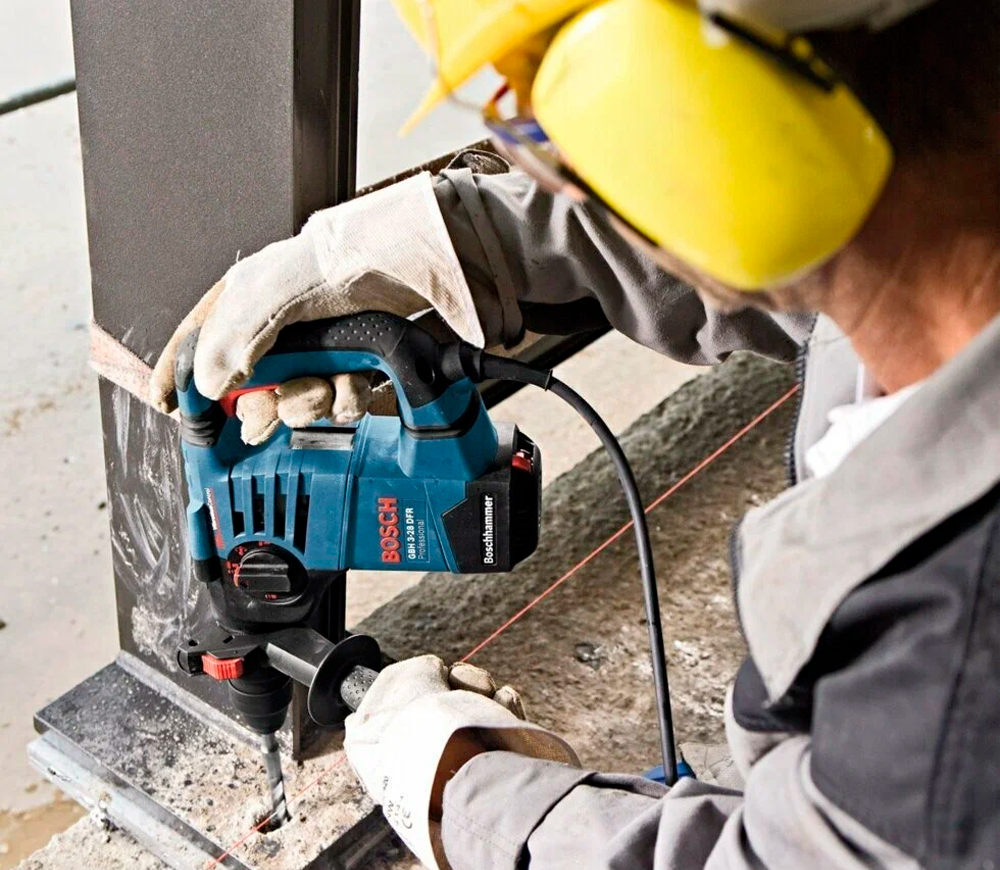 Перфоратор BOSCH GBH 3-28 DFR 800вт SDS-Plus photo 2