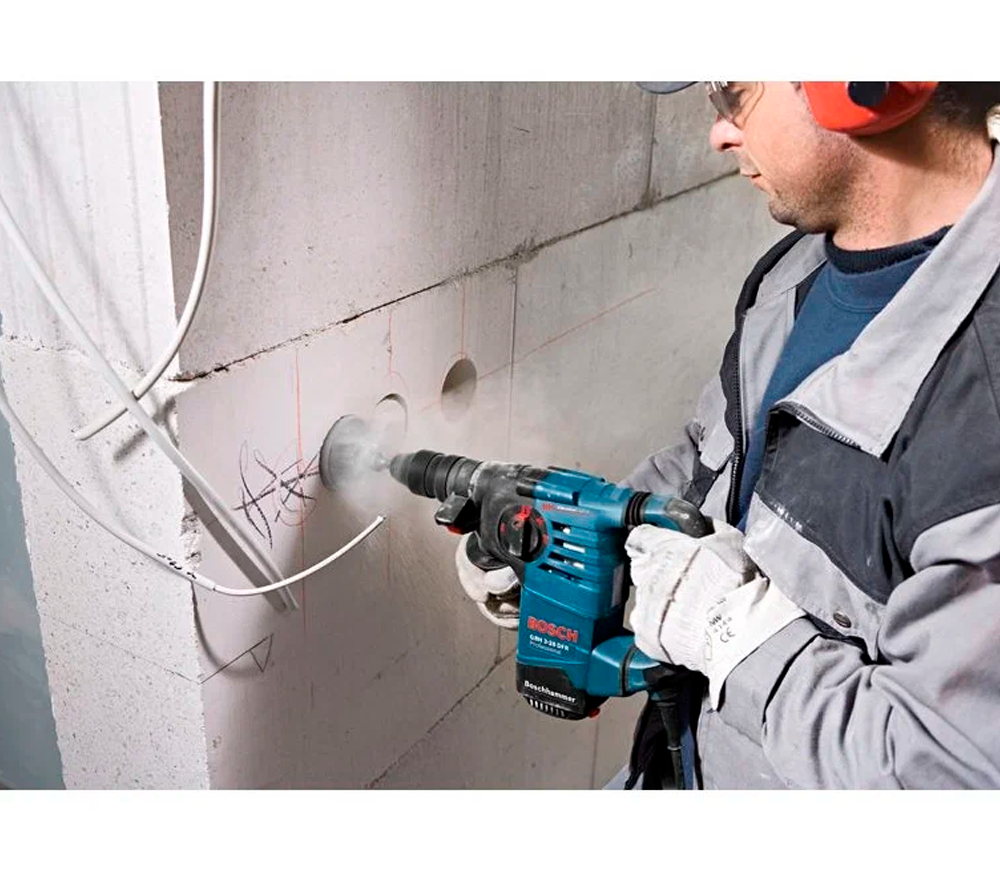 Перфоратор BOSCH GBH 3-28 DFR 800вт SDS-Plus photo 1