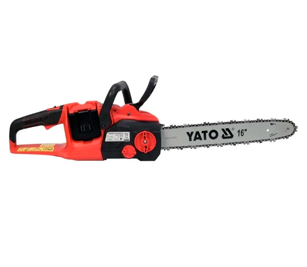 Цепная пила аккумуляторная YATO YT828132 400мм 2x18В (без аккумулятора) photo 0