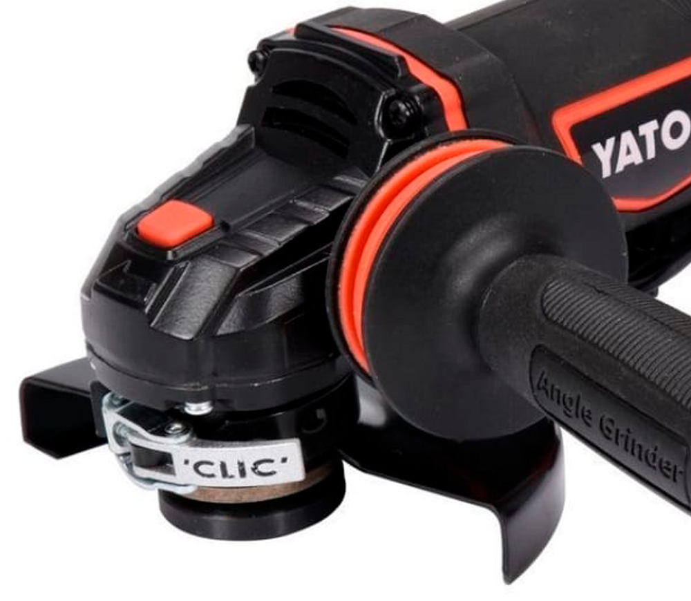 Угловая шлифмашина аккумуляторная YATO YT82828 125мм 18В 3Ач photo 0