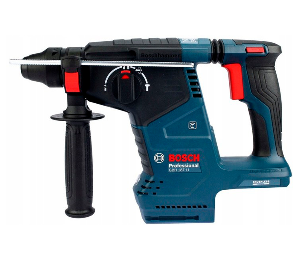 Перфоратор аккумуляторный (без аккумуляторов) BOSCH GBH 187-LI Professional 2.4Дж 18В photo 0