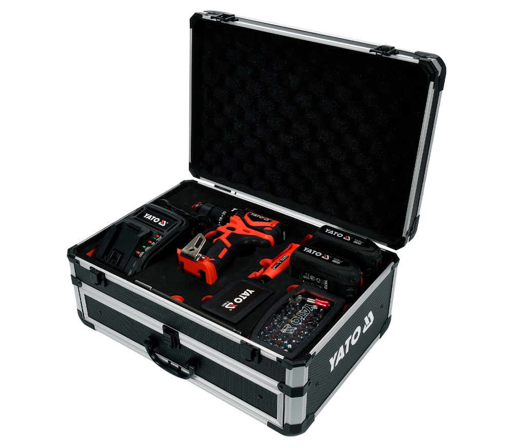Mașină de înșurubat cu acumulator YATO YT44250 18V 2Ah photo 2