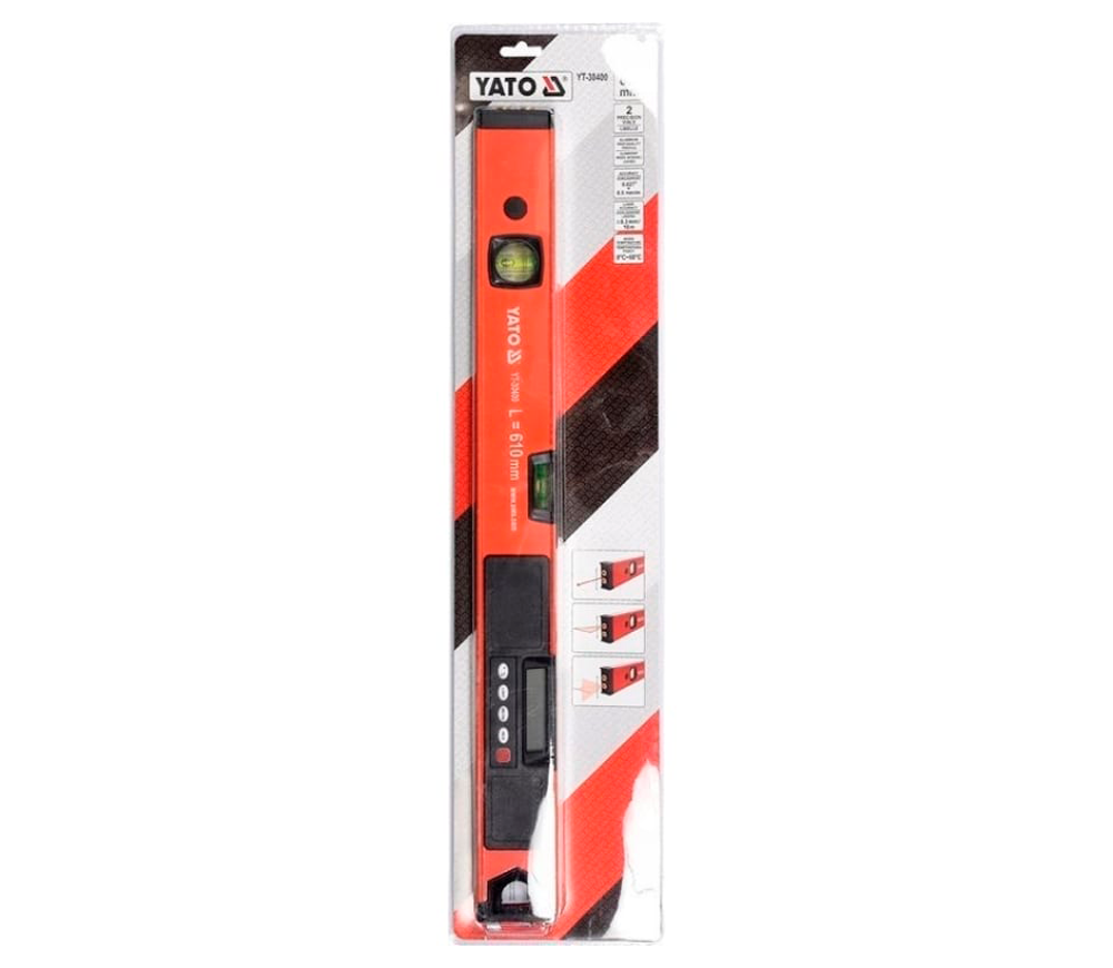 Nivel digital cu punct laser YATO YT30400 610mm photo 2