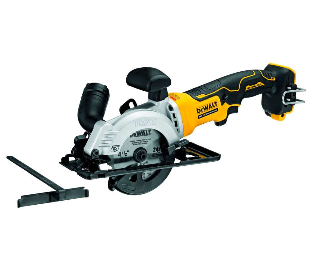 Дисковая пила аккумуляторная (без аккумуляторов) DEWALT DCS571NT 115мм 18В photo 2