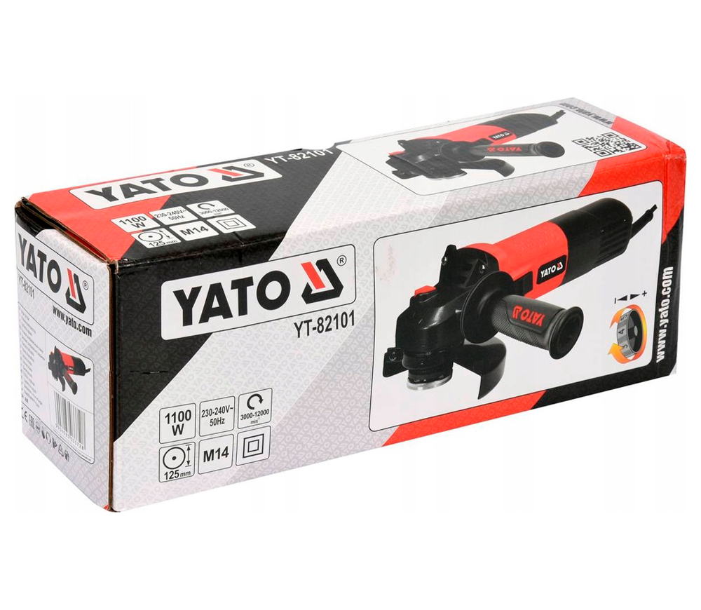 Угловая шлифмашина YATO YT82101 1100вт 125мм photo 4