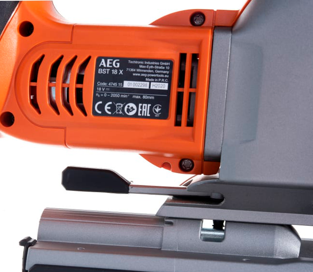 Fierăstrău pendular cu acumulator (fără baterii) AEG BST18X-0 18V photo 4