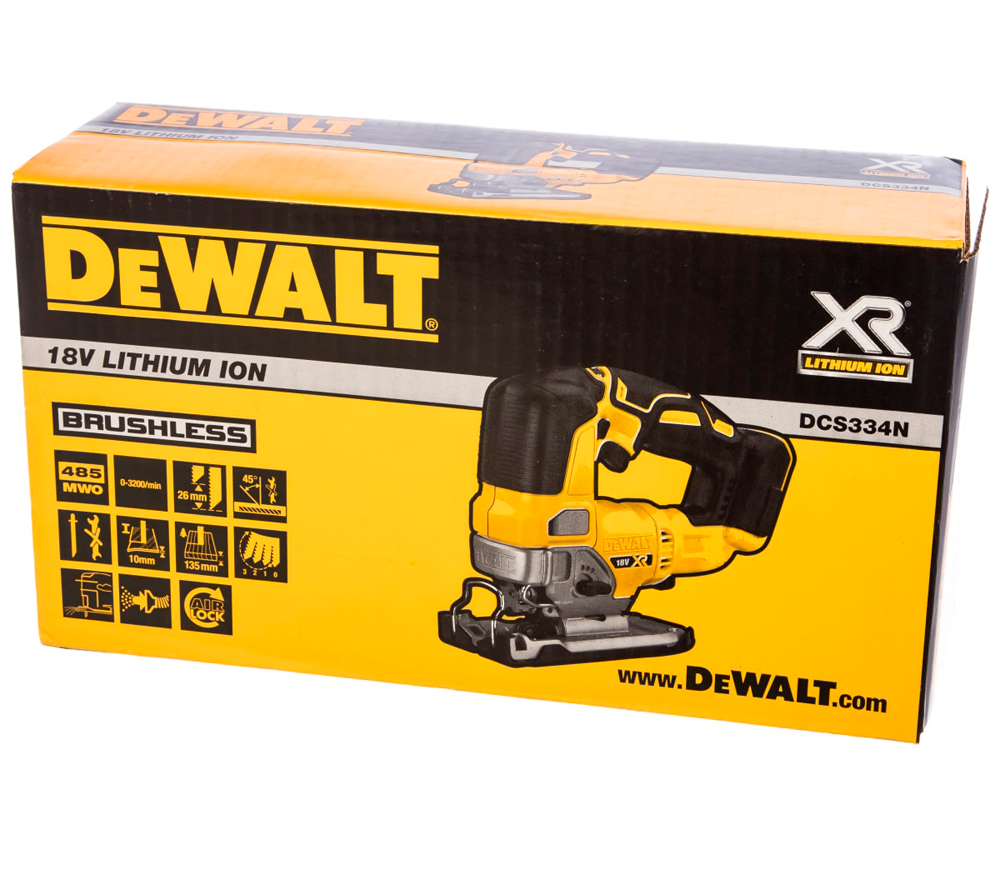 Лобзик аккумуляторный (без аккумуляторов) DEWALT DCS334N 18В photo 6