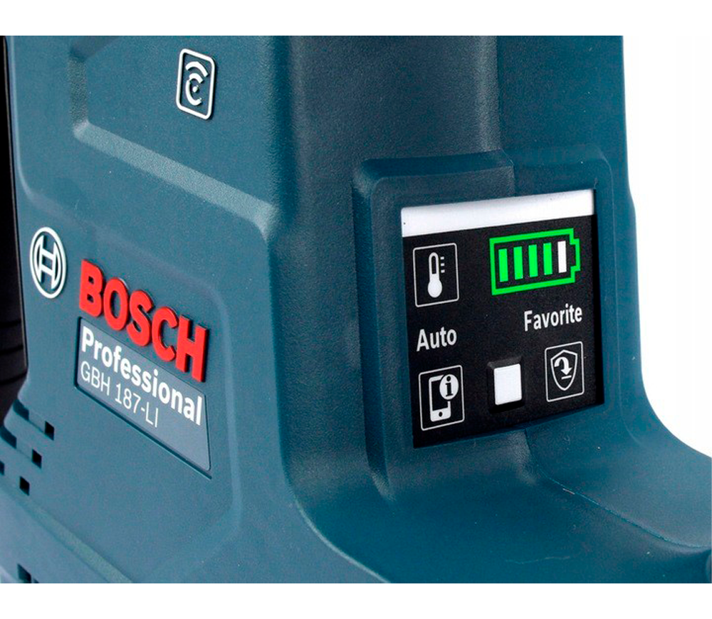 Перфоратор аккумуляторный (без аккумуляторов) BOSCH GBH 187-LI Professional 2.4Дж 18В photo 6