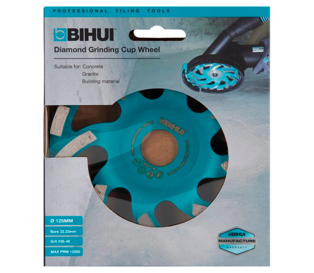Чашка шлифовальная BIHUI DCWF5 125мм photo 2
