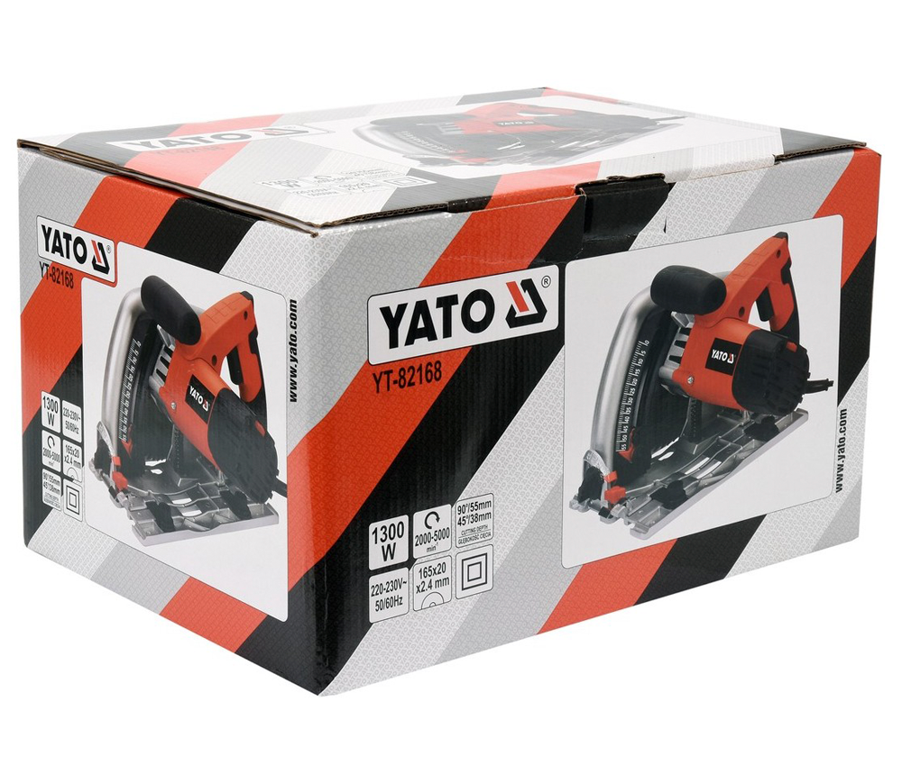 Погргужная пила YATO YT82168 1300вт 165мм photo 3
