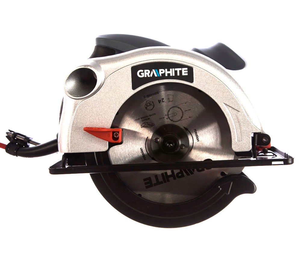 Дисковая пила GRAPHITE 58G486 1200вт 185мм photo 0