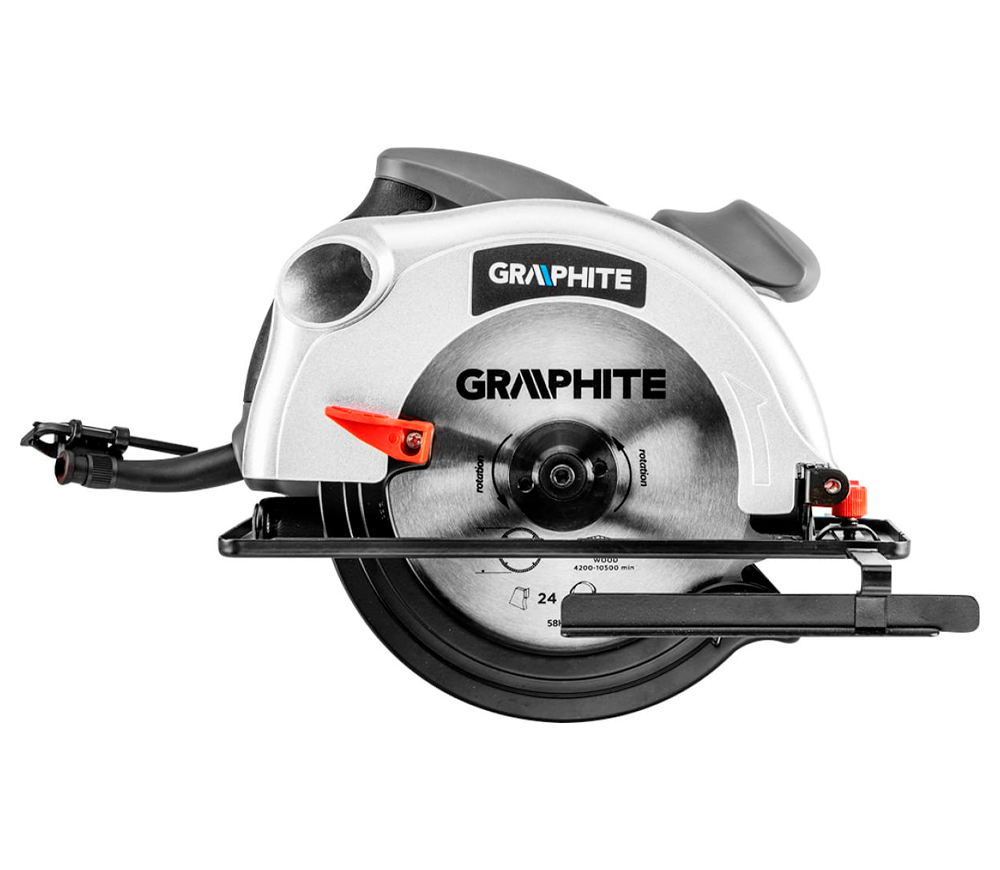 Дисковая пила GRAPHITE 58G488 1200вт 185мм photo 0