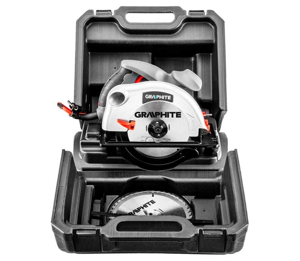 Дисковая пила GRAPHITE 58G488 1200вт 185мм photo 1