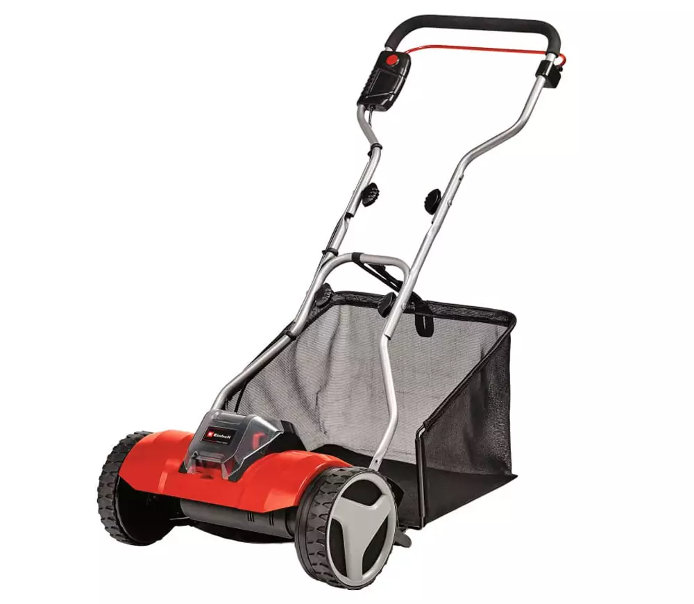 Mașină de tuns gazonul cu acumulator (fără bat) EINHELL GE-HM 18/38 Li XPWR SOLO 380mm 18V photo