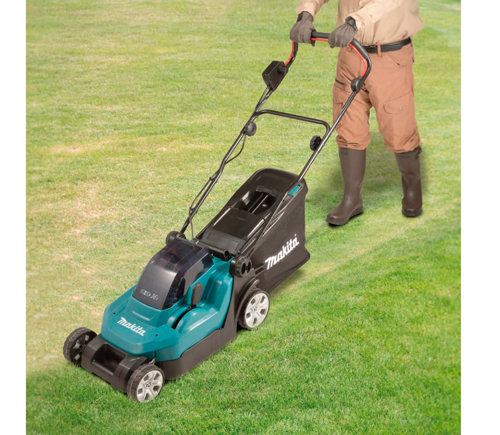 Газонокосилка аккумуляторная MAKITA DLM382CM2 380мм 2x18В 4Ач photo 5