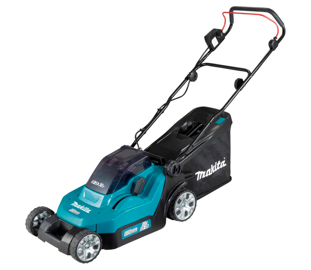 Газонокосилка аккумуляторная MAKITA DLM382CM2 380мм 2x18В 4Ач photo