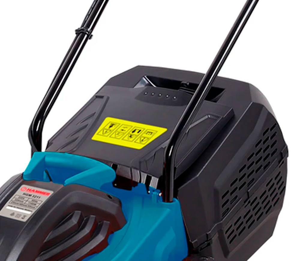 Mașină de tuns gazonul electrică HAMMER HGM3211 1100w 320mm photo 1