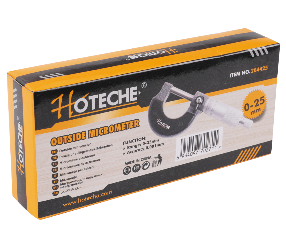 Штангенциркуль HOTECHE 284425 25мм Сталь photo 0