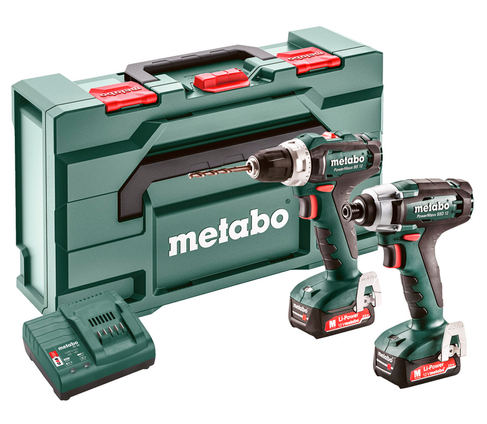 Шуруповёрт + винтовёрт аккумуляторный METABO COMBO SET 2.7.1 12В 2Ач photo