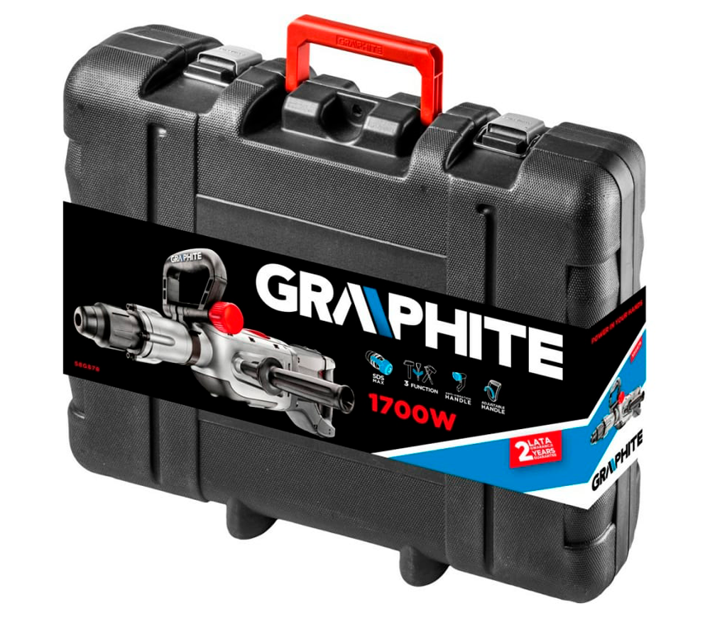 Отбойный молоток GRAPHITE 58G878 1700вт 27Дж photo 6