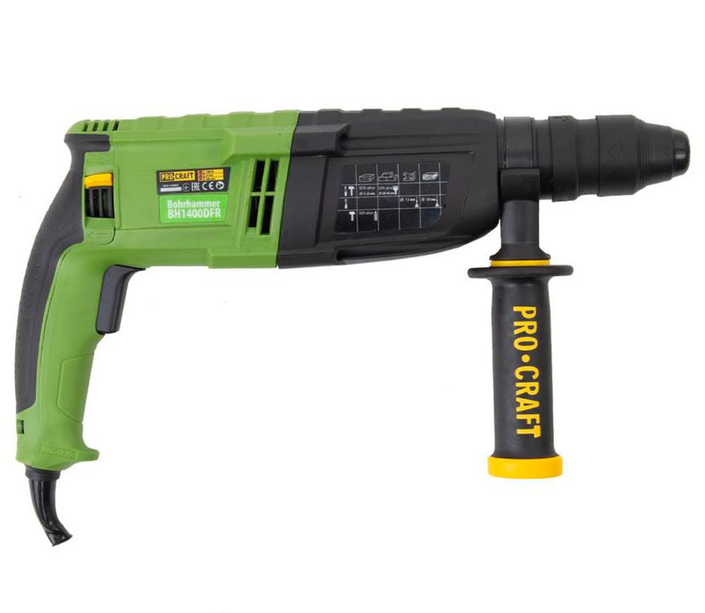 Перфоратор ProCraft BH1400DFR 790вт SDS-Plus/Быстрозажимной photo 1