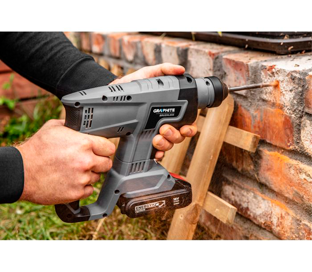 Перфоратор аккумуляторный GRAPHITE 58G027 2.2Дж 18В photo 5