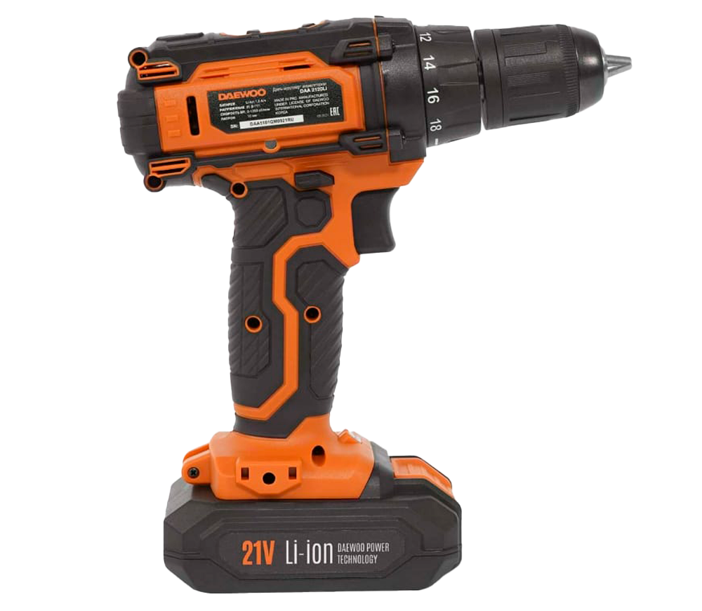 Mașină de &icirc;nșurubat cu acumulator DAEWOO DAA 2120Li 21V 1.5Ah photo 2