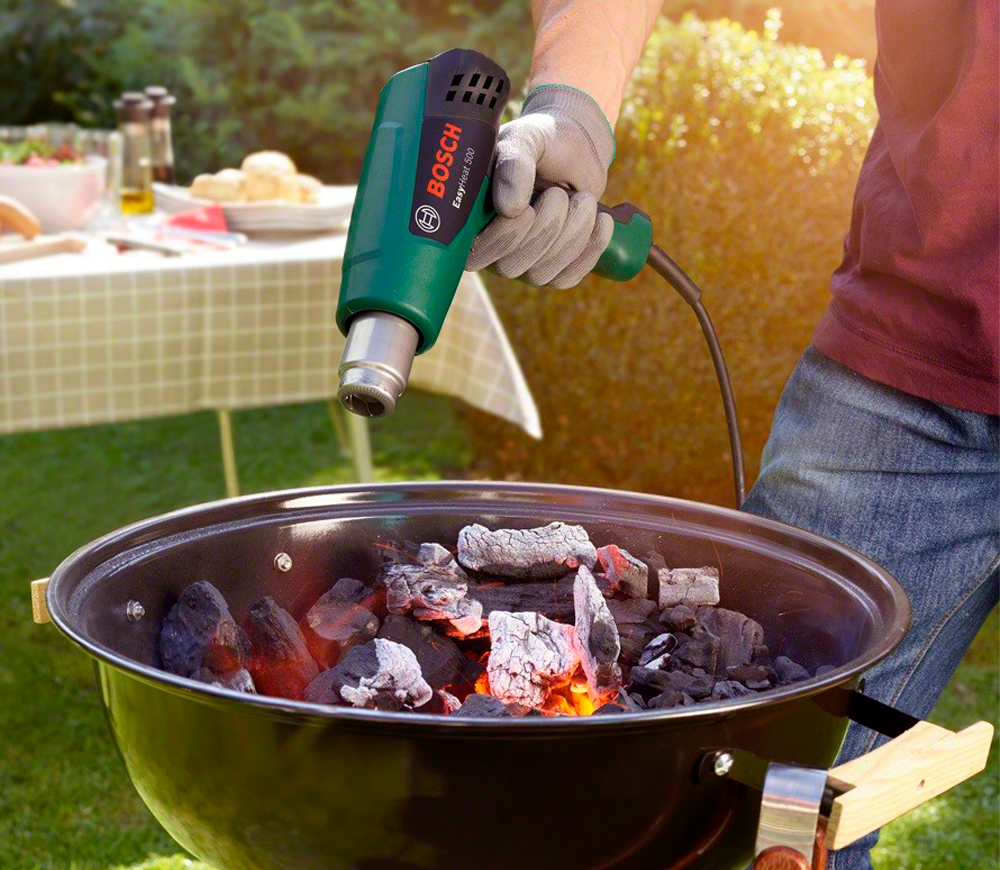 Фен строительный BOSCH EASYHEAT 500 1600вт 500°C photo 7
