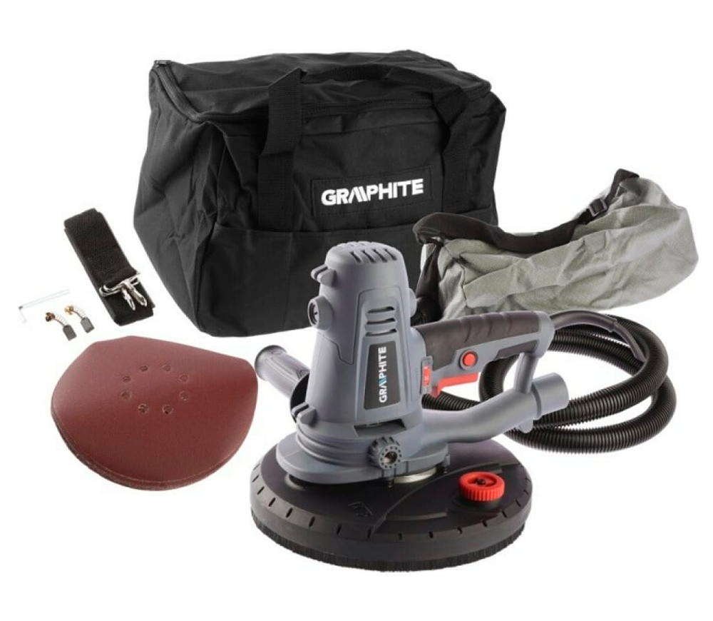 Mașină de șlefuit pereți extensibilă GRAPHITE 59G262 1050w 225mm photo 2