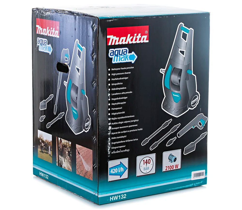 Мойка высокого давления MAKITA HW132 2100вт 140бар 420л/ч photo 0