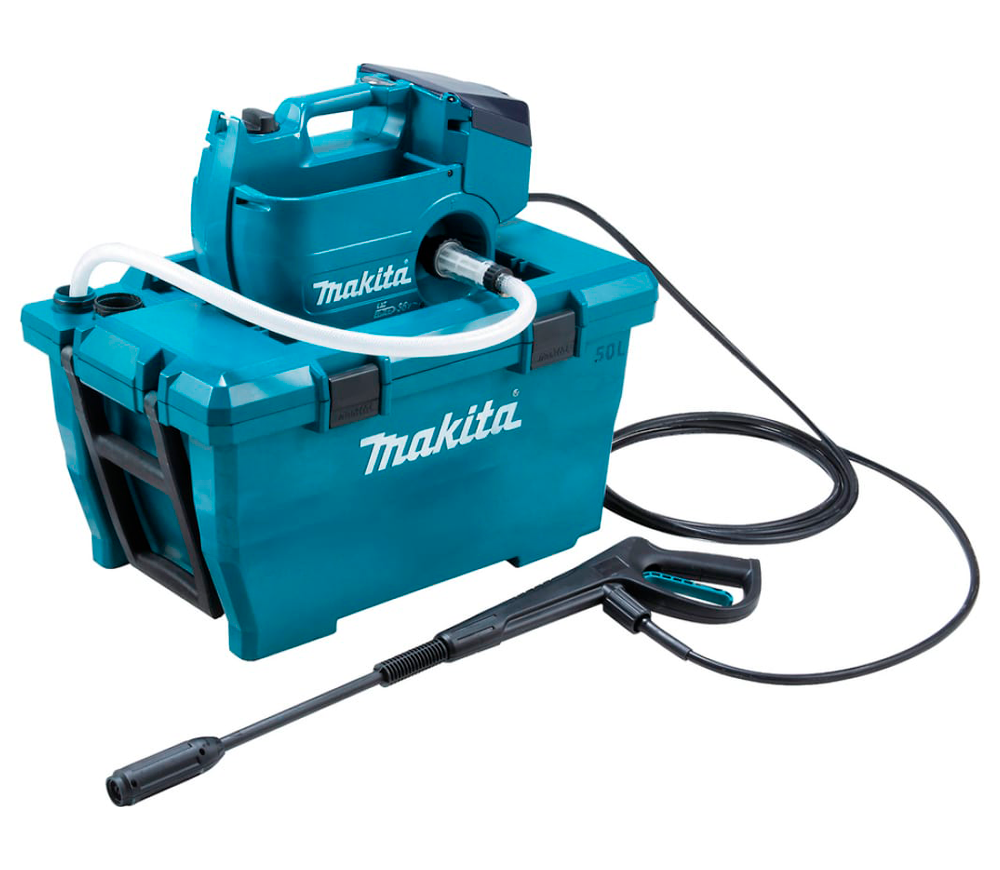 Мойка высокого давления аккумуляторный (без АКБ) MAKITA DHW080ZK  80бар 380л/ч 2x18В photo
