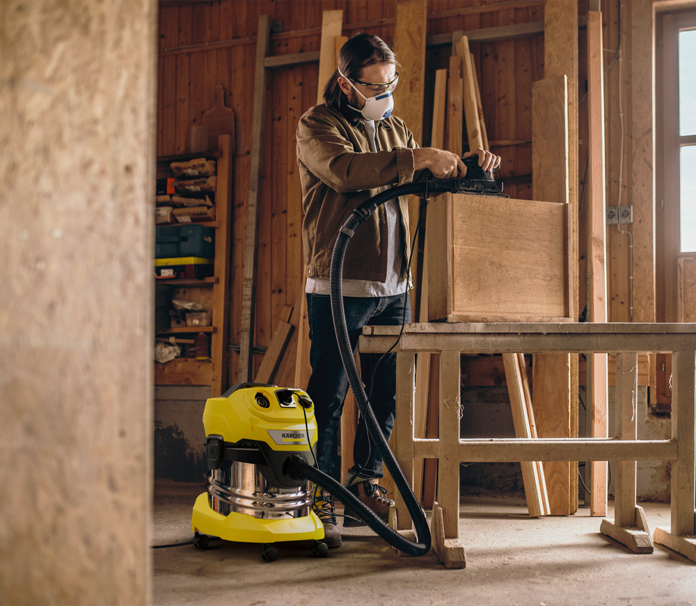 Пылесос промышленный KARCHER WD 4 P S V-20/5/22 1000вт  20л photo 8