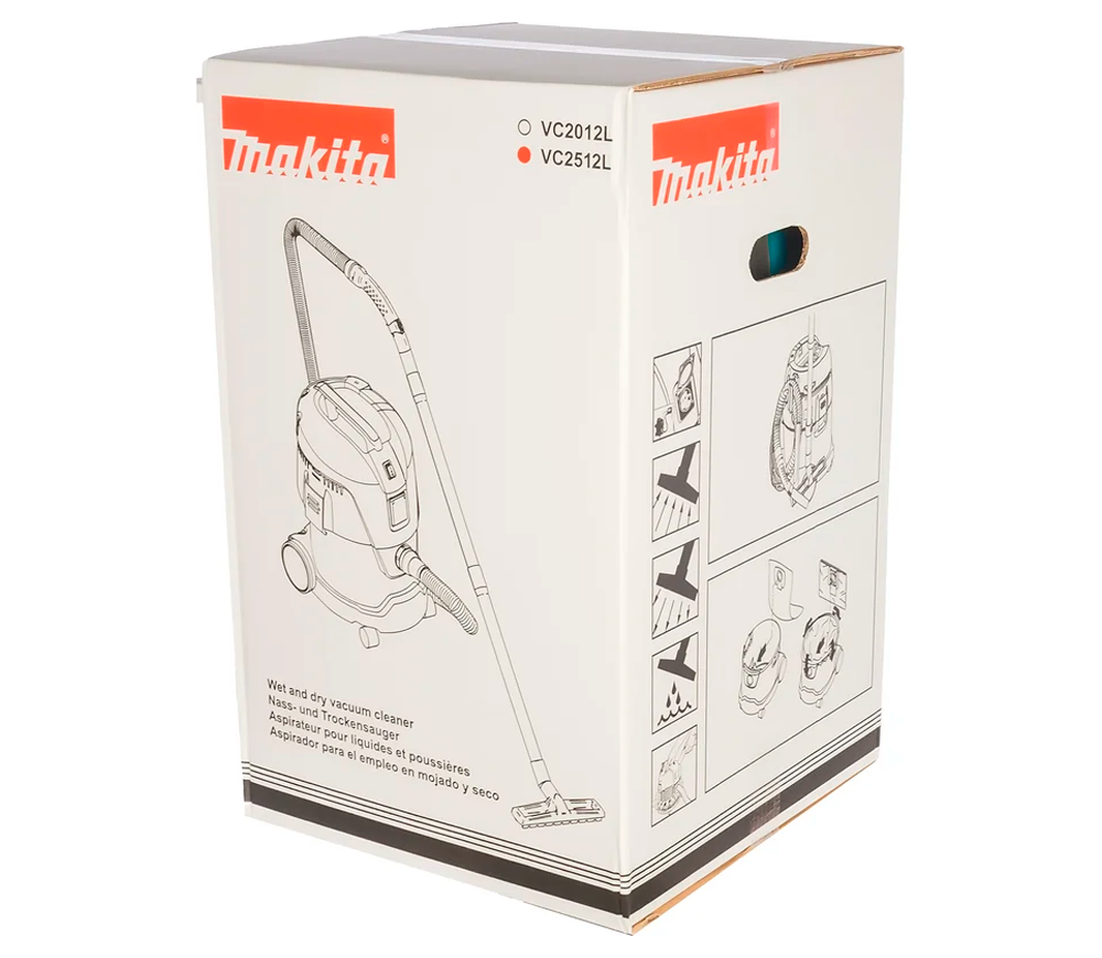 Пылесос промышленный MAKITA VC2512L 1000вт 210мбар 25л photo 4