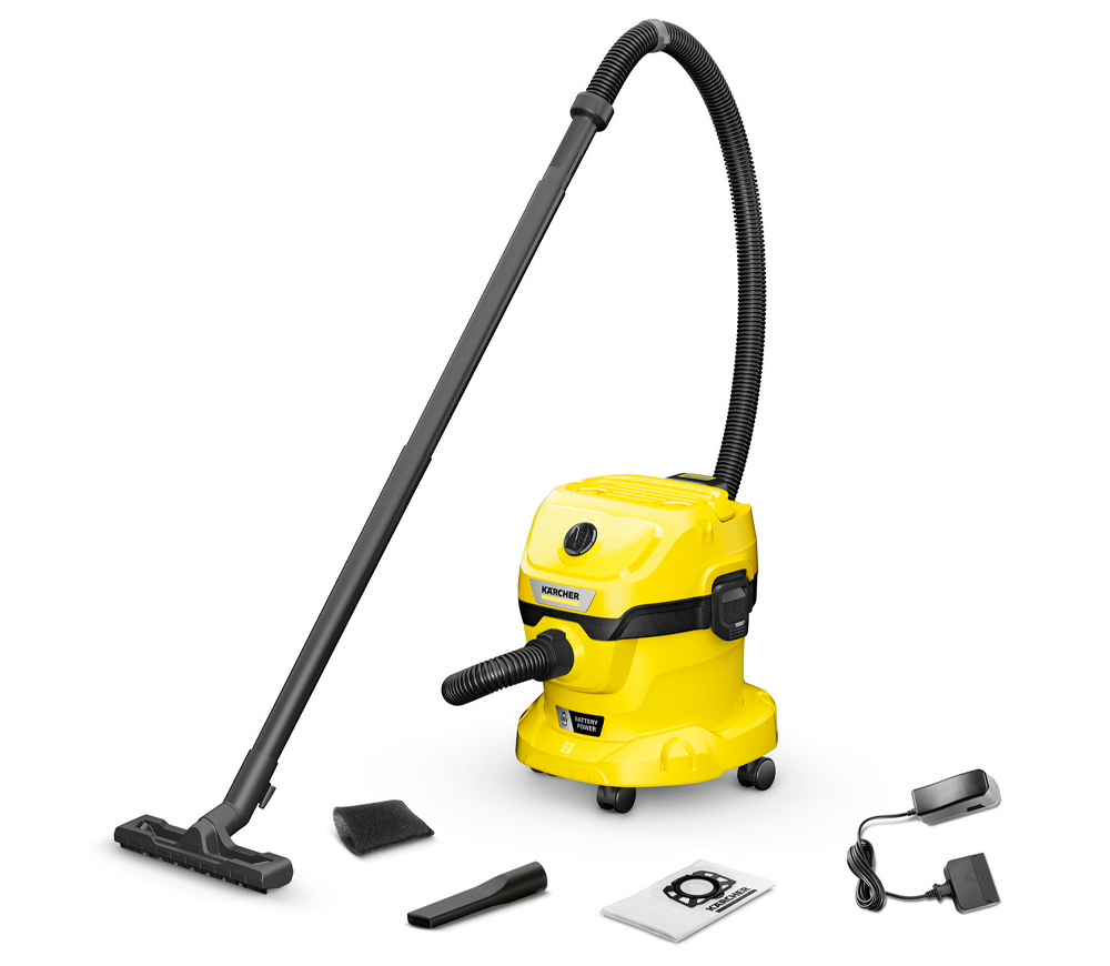 Пылесос аккумуляторный KARCHER WD 2-18 V-12/18 Battery + Kit 18V 2.5AH 12L photo