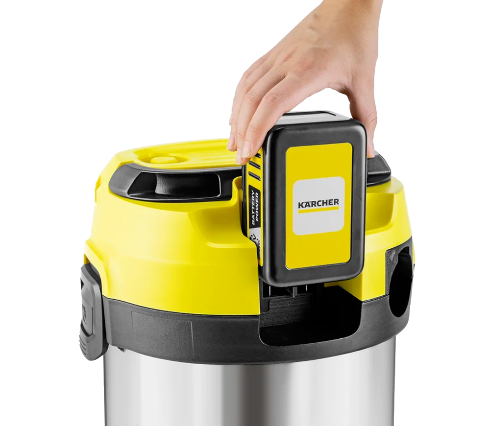 Пылесос аккумуляторный (без АКБ) KARCHER WD 3-18 S V-17/20 18V 17L photo 0