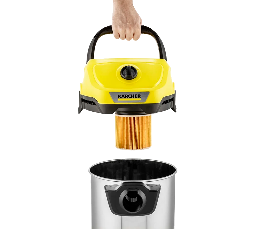 Пылесос аккумуляторный (без АКБ) KARCHER WD 3-18 S V-17/20 18V 17L photo 1