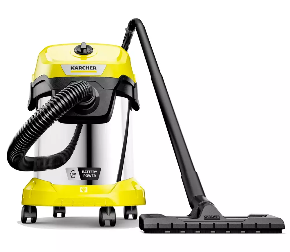 Aspirator cu acumulator (fără bat) KARCHER WD 3-18 S V-17/20 18V 17L photo 4