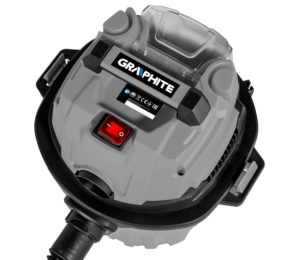 Aspirator cu acumulator (fără bat) GRAPHITE 58GE133 18V 100mbar 12L photo 6