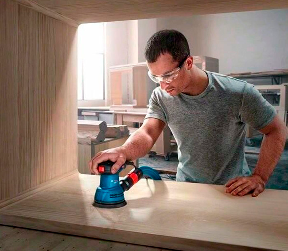 Mașină de șlefuit excentrică BOSCH GEX 125 290w 125mm photo 2